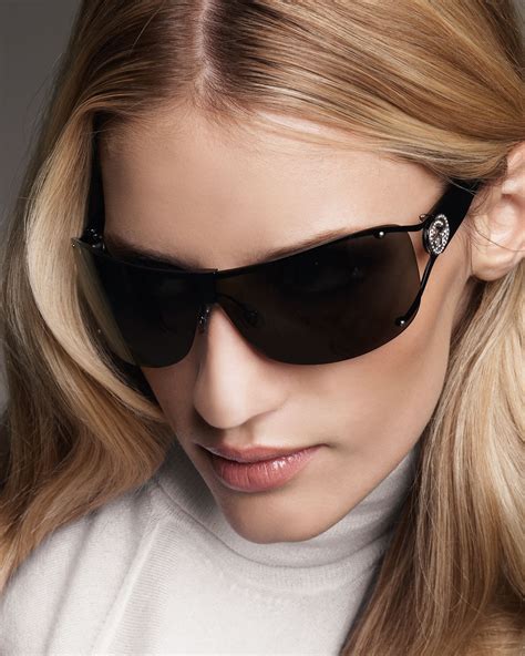 Gucci shield sunglasses women